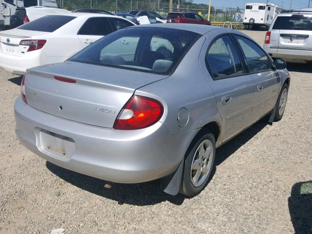 1P3ES46C7YD596169 - 2000 PLYMOUTH NEON BASE 银色 照片 4