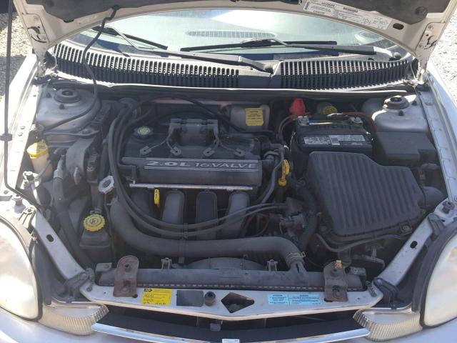 1P3ES46C7YD596169 - 2000 PLYMOUTH NEON BASE 银色 照片 7