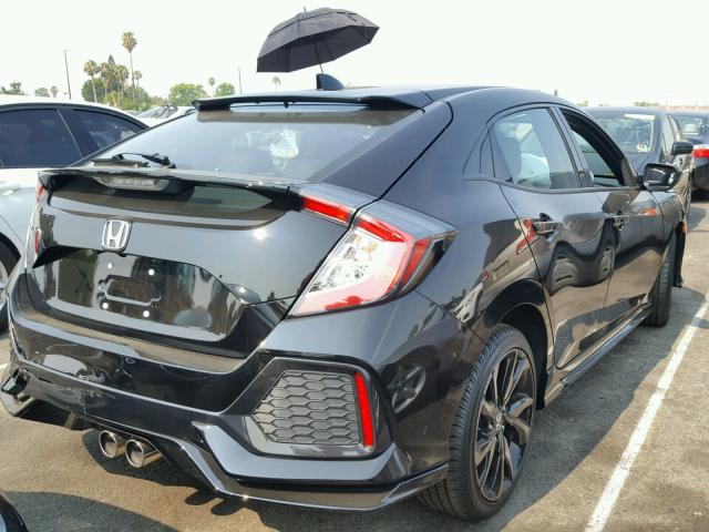 SHHFK7H44JU419197 - 2018 HONDA CIVIC SPOR BLACK photo 4