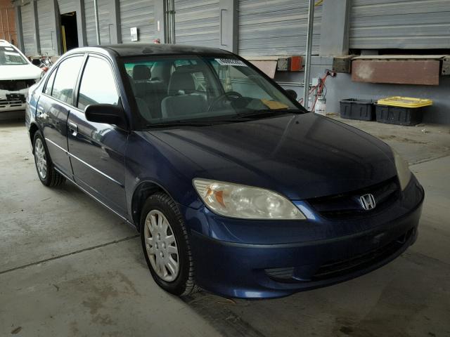 2HGES16584H511340 - 2004 HONDA CIVIC LX BLUE photo 1