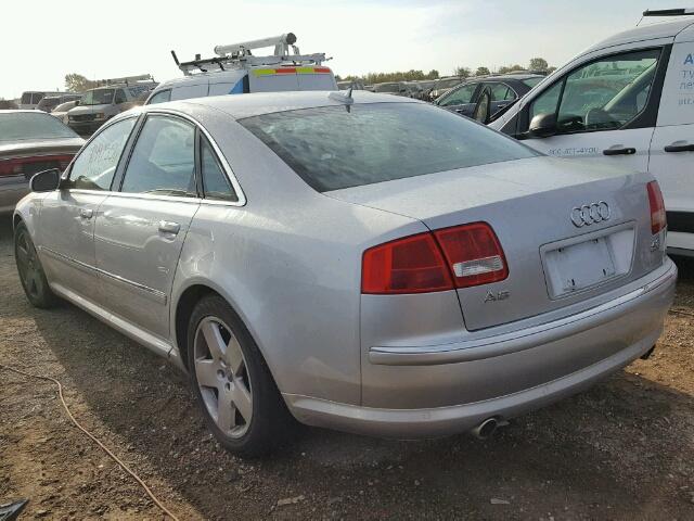 WAULL44E66N010753 - 2006 AUDI A8 4.2 QUA SILVER photo 3