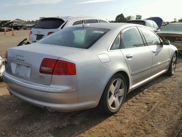 WAULL44E66N010753 - 2006 AUDI A8 4.2 QUA SILVER photo 4