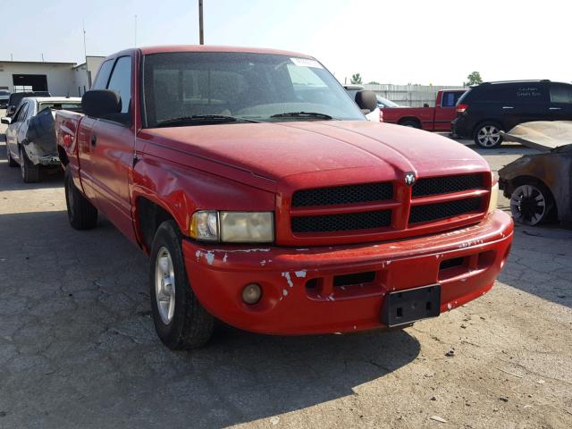 3B7HC13Z51M581634 - 2001 DODGE RAM 1500 RED photo 1