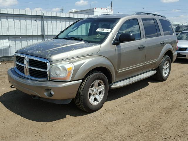 1D8HB58D24F158829 - 2004 DODGE DURANGO LI GOLD photo 2