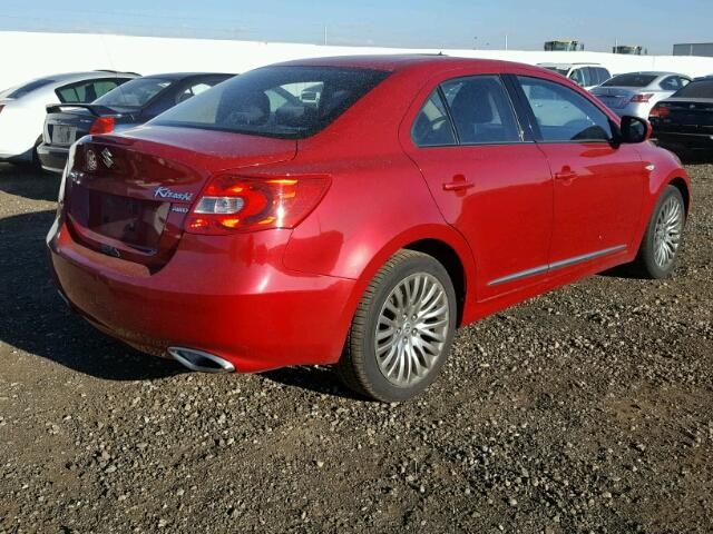 JS2RF9A31C6101364 - 2012 SUZUKI KIZASHI RED photo 4