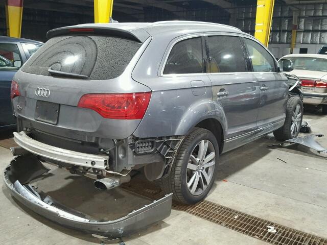 WA1LGAFE4DD009570 - 2013 AUDI Q7 PREMIUM SILVER photo 4