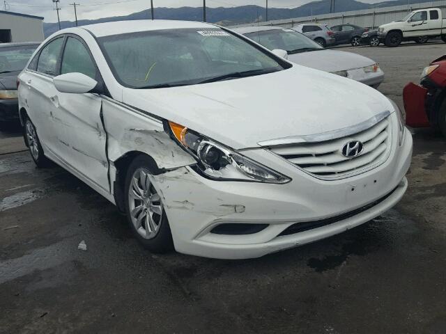 5NPEB4AC0CH448102 - 2012 HYUNDAI SONATA GLS WHITE photo 1