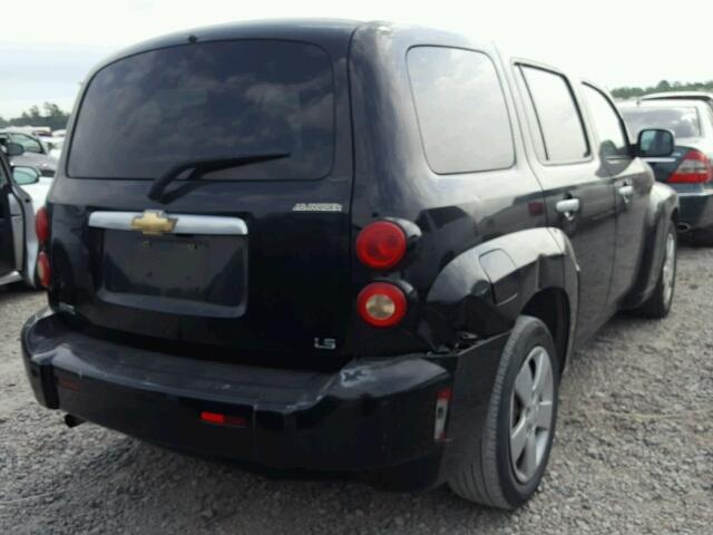 3GNDA13D37S617518 - 2007 CHEVROLET HHR LS BLACK photo 4