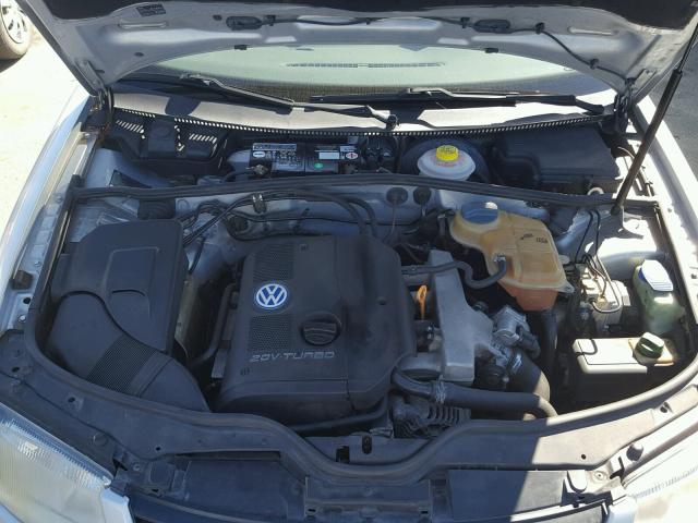 WVWNA63B4XE058239 - 1999 VOLKSWAGEN PASSAT GLS SILVER photo 7