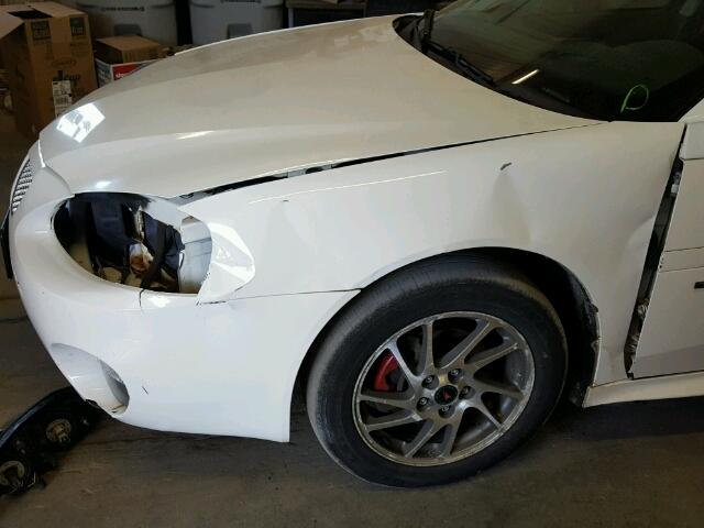 2G2WR544241368723 - 2004 PONTIAC GRAND PRIX თეთრი ფოტო 9