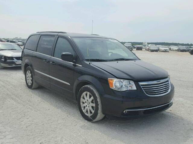 2C4RC1BG1DR721258 - 2013 CHRYSLER TOWN & COU BLACK photo 1