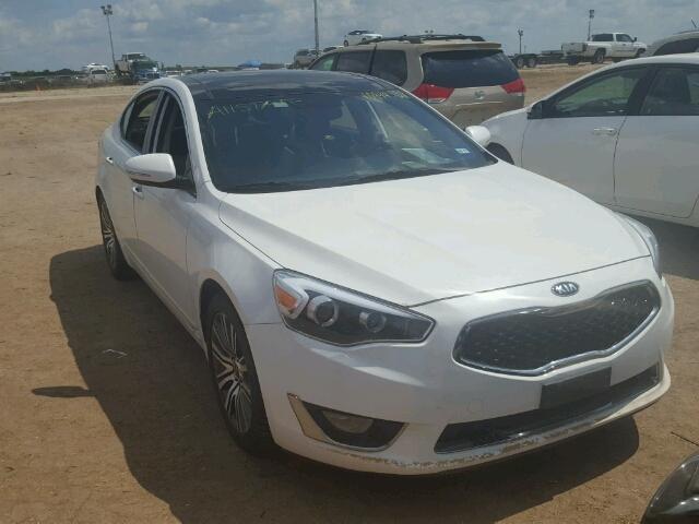 KNALN4D77E5137327 - 2014 KIA CADENZA WHITE photo 1