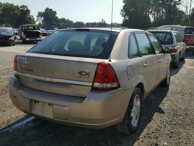 1G1ZT64865F150810 - 2005 CHEVROLET MALIBU MAX 金色 照片 4