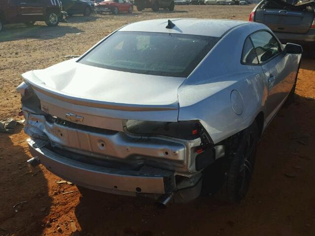 2G1FA1E32D9176231 - 2013 CHEVROLET CAMARO LS SILVER photo 4