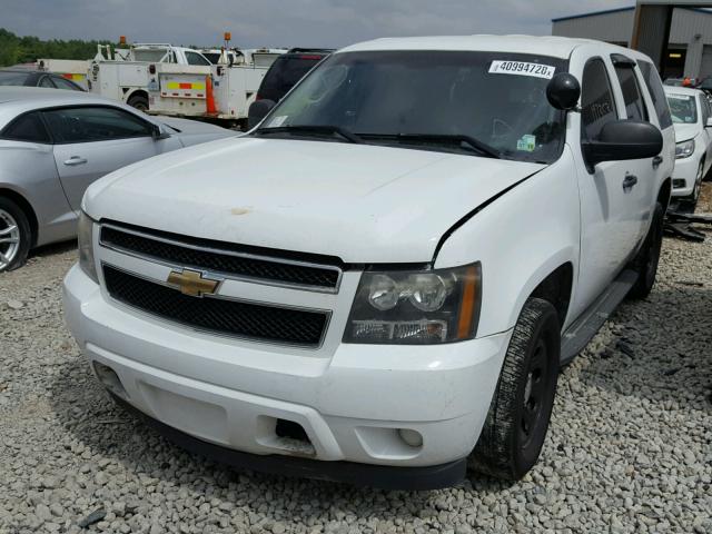 1GNMCAE04AR109492 - 2010 CHEVROLET TAHOE C150 WHITE photo 2