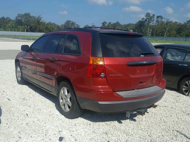 2A4GF48456R849206 - 2006 CHRYSLER PACIFICA RED photo 3