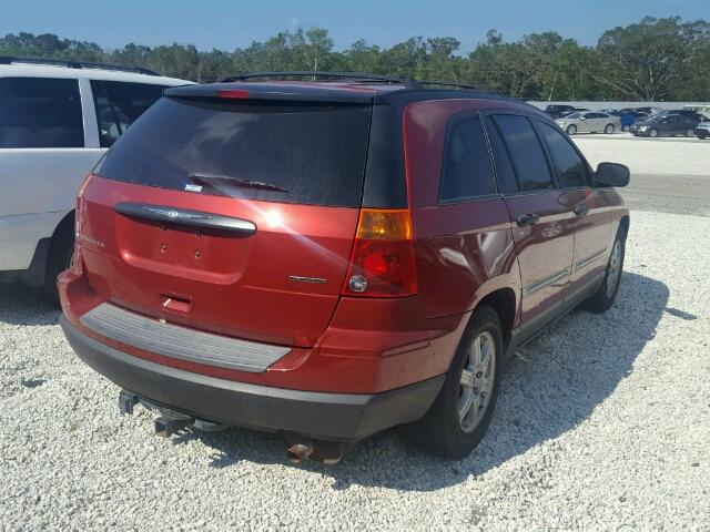 2A4GF48456R849206 - 2006 CHRYSLER PACIFICA RED photo 4