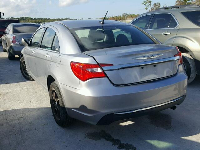 1C3CCBAB0DN734196 - 2013 CHRYSLER 200 LX SILVER photo 3