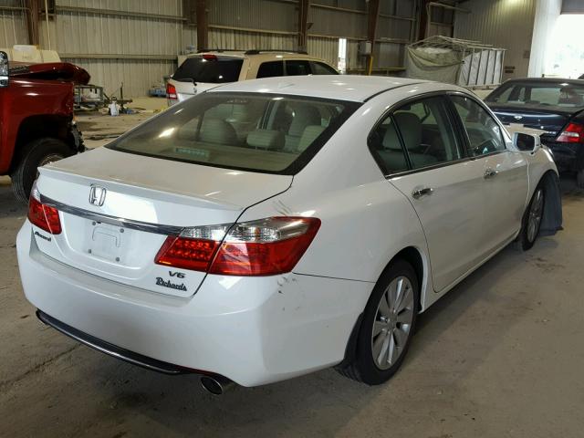 1HGCR3F84EA002936 - 2014 HONDA ACCORD EXL WHITE photo 4