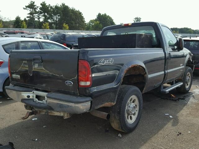 1FTWF31P45EB35238 - 2005 FORD F350 BLACK photo 4