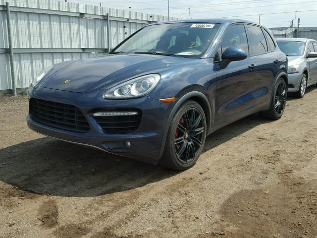 WP1AC2A22BLA81834 - 2011 PORSCHE CAYENNE TU BLUE photo 2