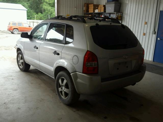 KM8JM12B56U284395 - 2006 HYUNDAI TUCSON GL SILVER photo 3