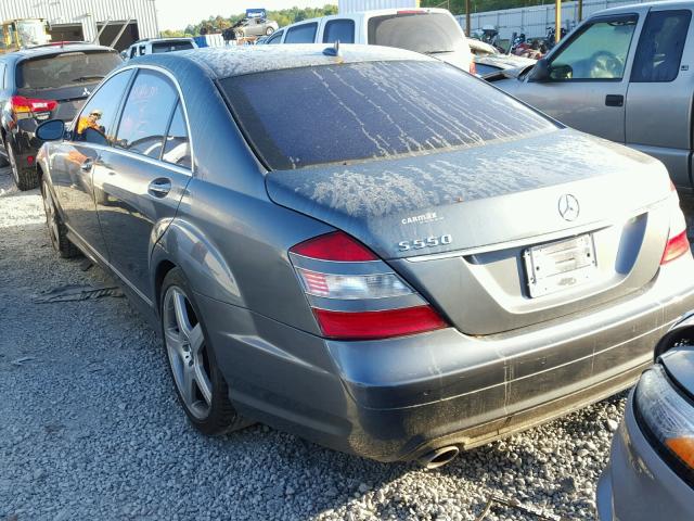 WDDNG71X49A247881 - 2009 MERCEDES-BENZ S 550 CHARCOAL photo 3