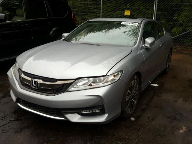 1HGCT2B83GA000485 - 2016 HONDA ACCORD EXL SILVER photo 2