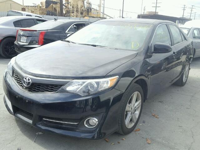 4T1BF1FK1EU844520 - 2014 TOYOTA CAMRY L BLACK photo 2