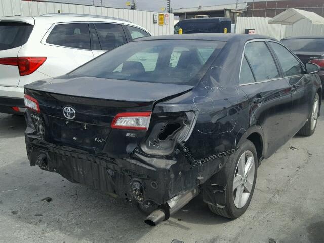 4T1BF1FK1EU844520 - 2014 TOYOTA CAMRY L BLACK photo 4