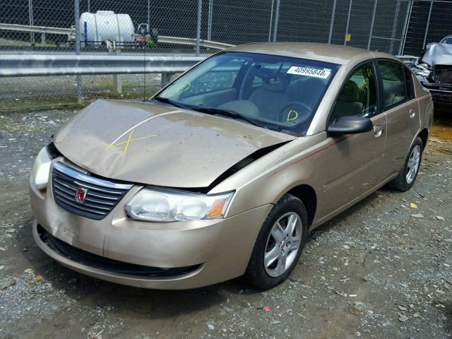1G8AJ58F06Z143343 - 2006 SATURN ION LEVEL GOLD photo 2