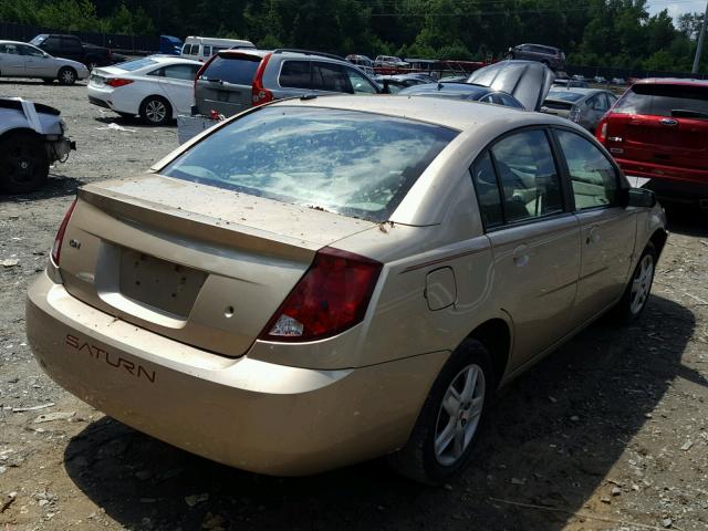 1G8AJ58F06Z143343 - 2006 SATURN ION LEVEL GOLD photo 4