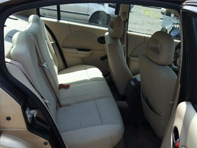 1G8AJ58F06Z143343 - 2006 SATURN ION LEVEL GOLD photo 6