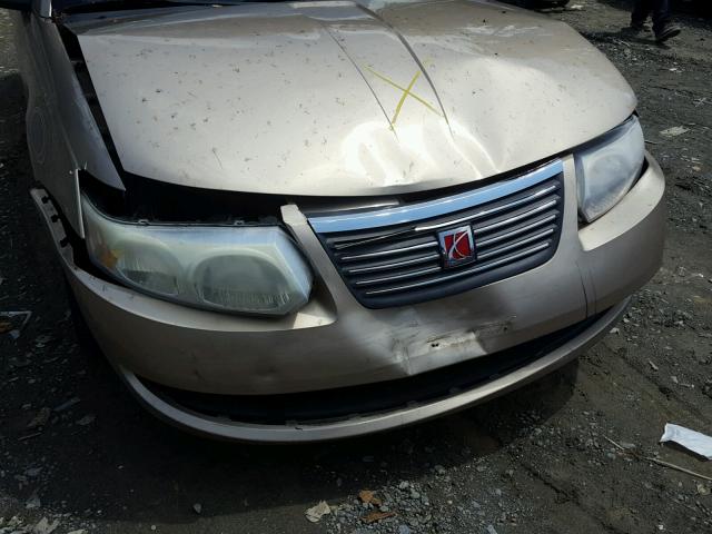 1G8AJ58F06Z143343 - 2006 SATURN ION LEVEL GOLD photo 9