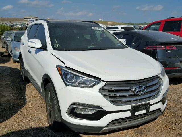 5XYZW4LA9HG446834 - 2017 HYUNDAI SANTA FE S WHITE photo 1