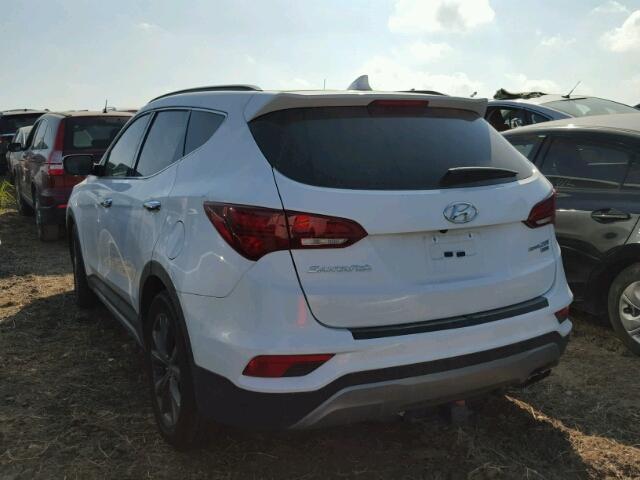 5XYZW4LA9HG446834 - 2017 HYUNDAI SANTA FE S WHITE photo 3