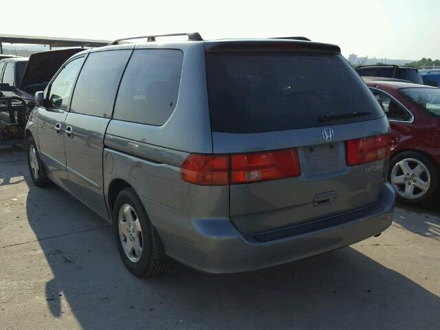 2HKRL18671H588898 - 2001 HONDA ODYSSEY EX GRAY photo 3