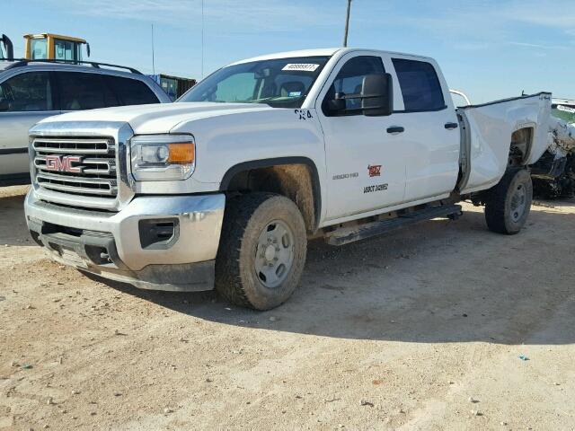 1GT12XEG5FF145473 - 2015 GMC SIERRA WHITE photo 2