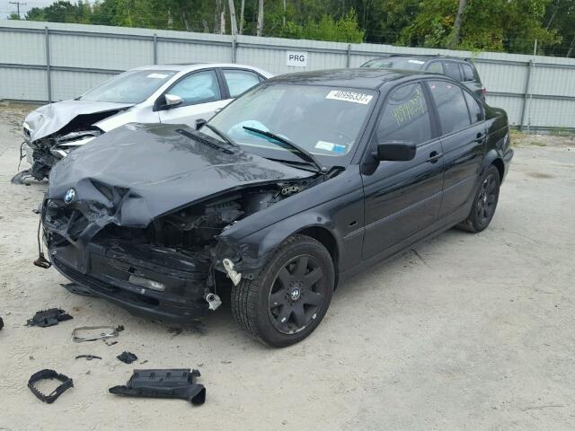 WBAAV334X1FU81456 - 2001 BMW 325 I BLACK photo 2