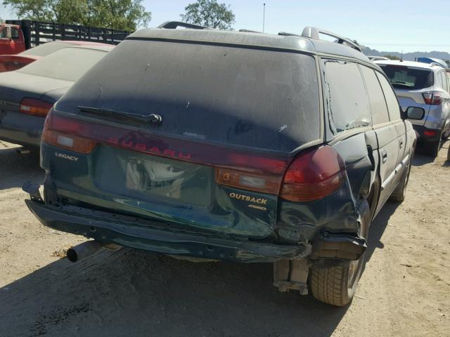 4S3BG6857W6637979 - 1998 SUBARU LEGACY 30T GREEN photo 4