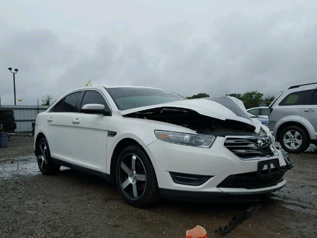 1FAHP2E86DG159455 - 2013 FORD TAURUS SEL WHITE photo 1