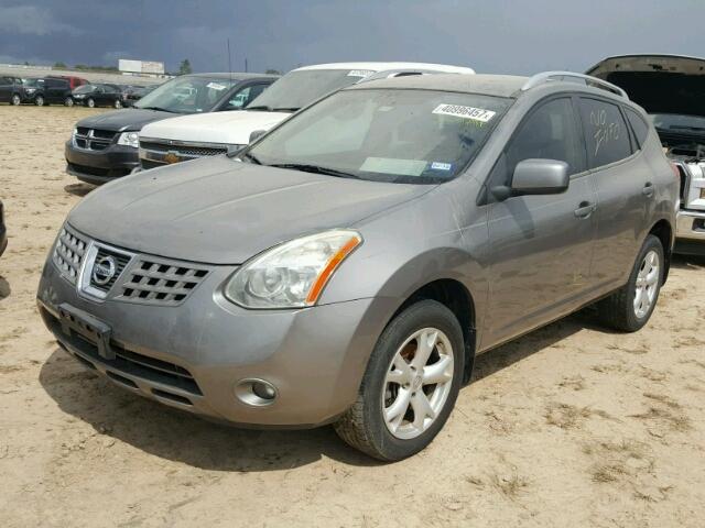 JN8AS58T59W045976 - 2009 NISSAN ROGUE GRAY photo 2