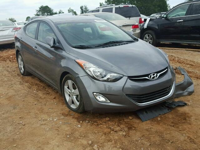 5NPDH4AE4DH440775 - 2013 HYUNDAI ELANTRA GRAY photo 1