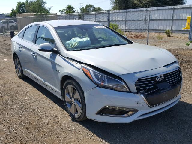 KMHE54L24GA021459 - 2016 HYUNDAI SONATA PLU BLUE photo 1