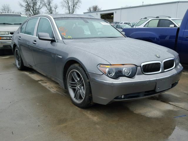 WBAGN83515DK11260 - 2005 BMW 760 LI GRAY photo 1