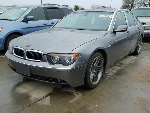 WBAGN83515DK11260 - 2005 BMW 760 LI GRAY photo 2