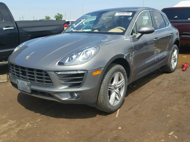 WP1AB2A51FLB72337 - 2015 PORSCHE MACAN S CHARCOAL photo 2