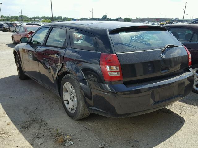 2D4FV48T35H692763 - 2005 DODGE MAGNUM SE BLACK photo 3