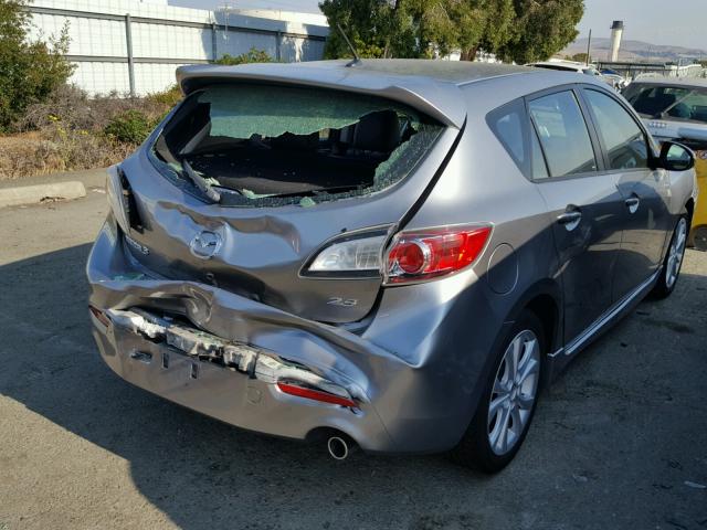 JM1BL1M65B1495880 - 2011 MAZDA 3 S SILVER photo 4