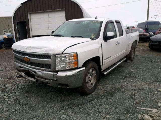 1GCRKSE74CZ197080 - 2012 CHEVROLET SILVERADO WHITE photo 2